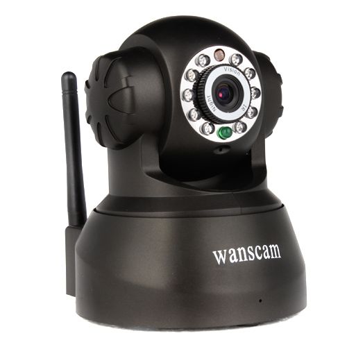 wanscam - câmera de vigilância IP sem fio Cor Preta