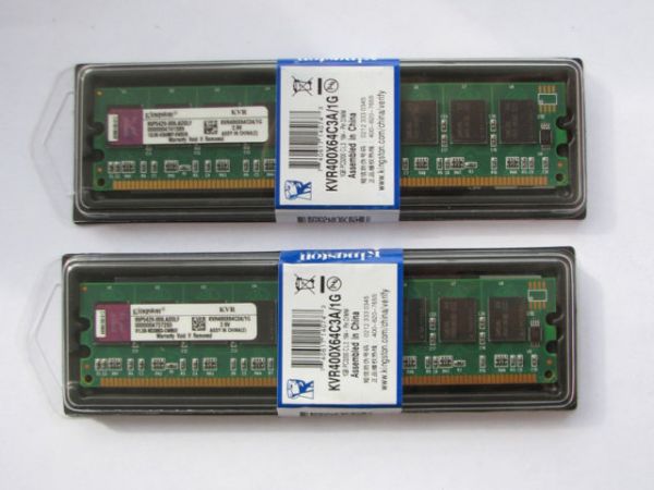 2GB 2x 1GB PC3200 DDR PC 400 3200